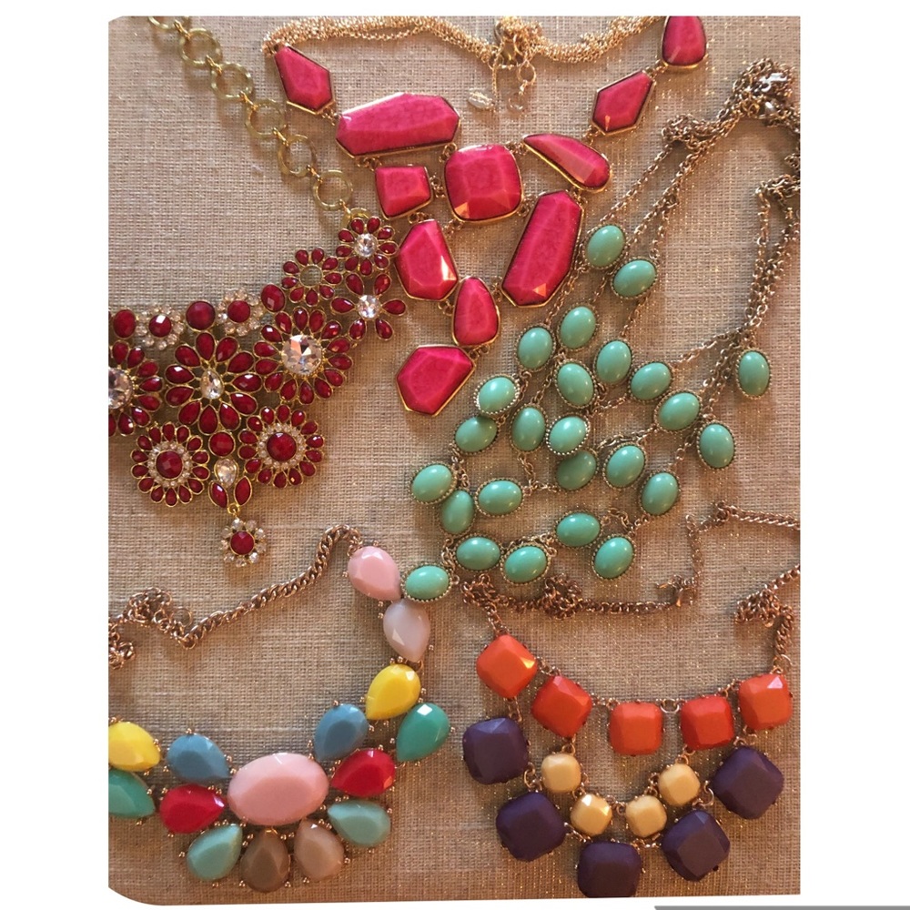 Bib necklace jewelry lot